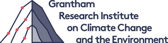 Logo of the Grantham Institute on Climate Change and the Environment.